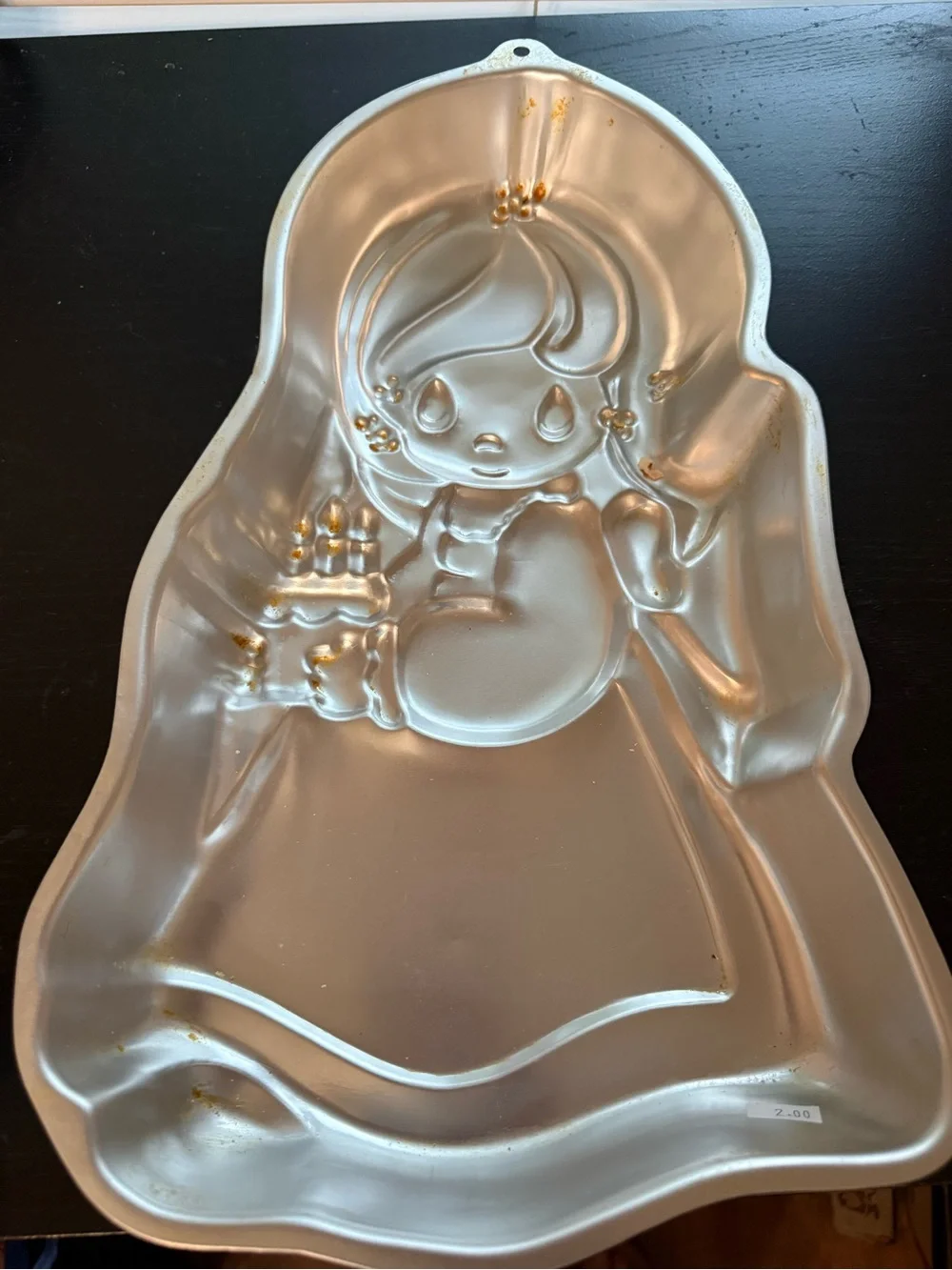 Vintage Wilton Precious Moments Birthday Girl Cake Pan 1993 w/ Original Insert